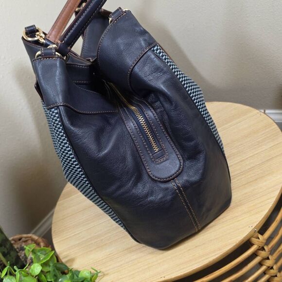 Coach Lexy Legacy Jacquard Shoulder Bag - Picture 10 of 14